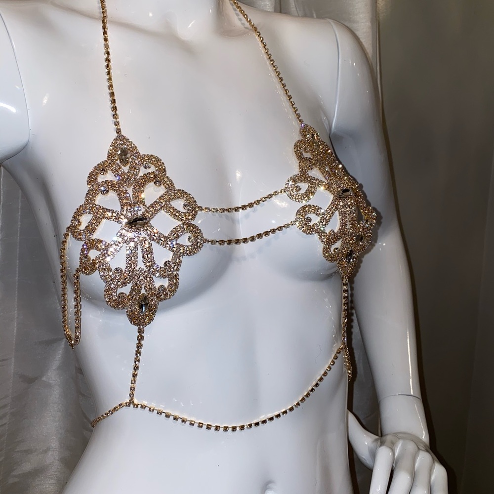 🆕RHINESTONE Chain Top - Picture 4 of 7
